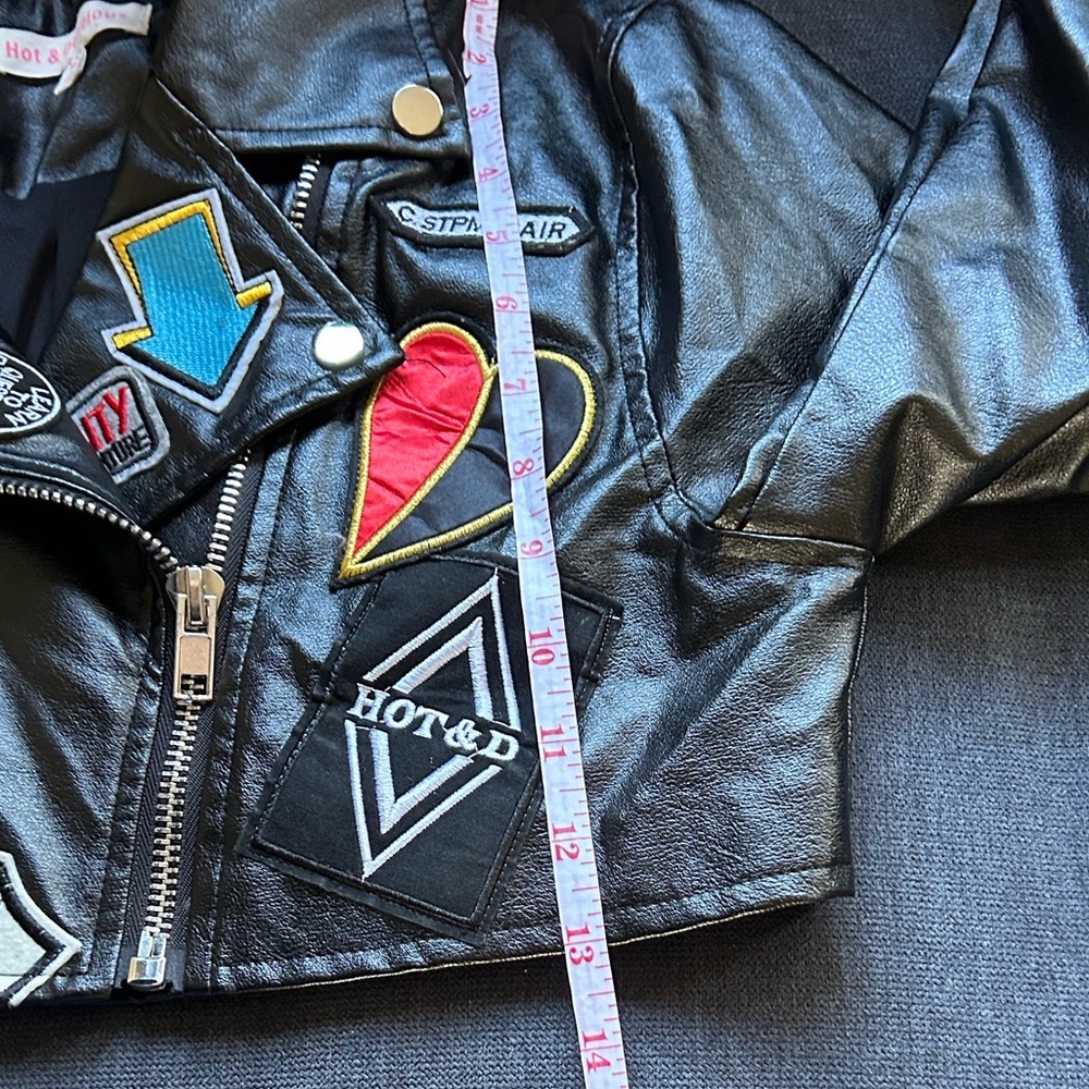 Hot & Delicious Black jacket with Colorful Patches - Picture 12 of 15